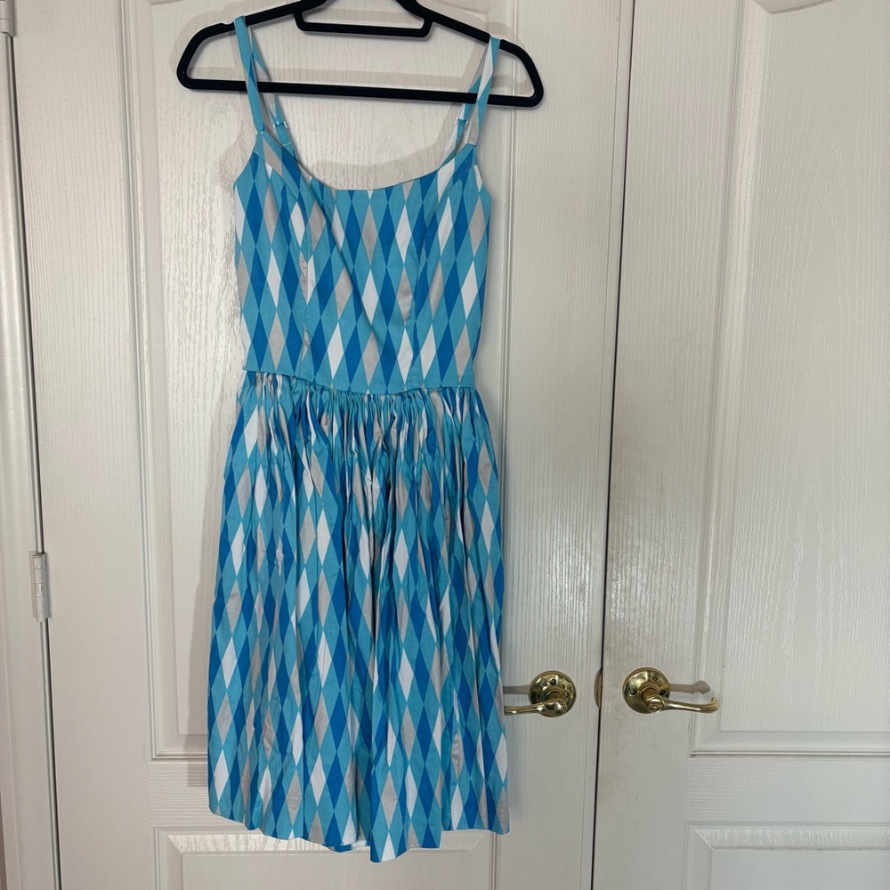 Pinup girl clothing Ice harlequin Jenny dress medium